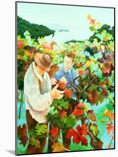 Grape Pickers, 1996-Cristiana Angelini-Mounted Giclee Print