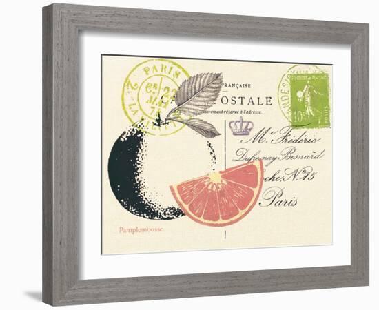 Grapefruit Letter-Z Studio-Framed Art Print