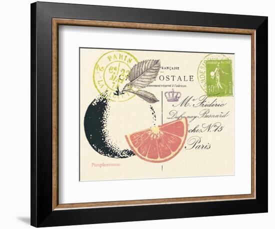 Grapefruit Letter-Z Studio-Framed Premium Giclee Print