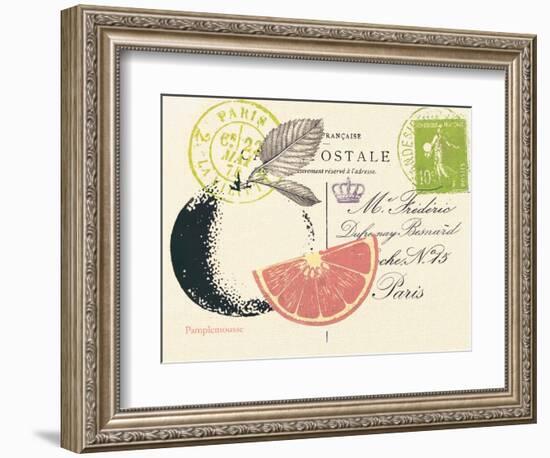 Grapefruit Letter-Z Studio-Framed Art Print