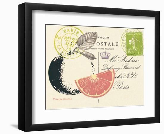 Grapefruit Letter-Z Studio-Framed Art Print