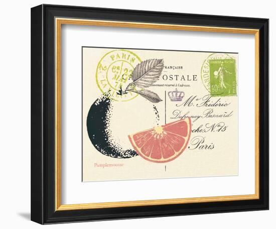 Grapefruit Letter-Z Studio-Framed Art Print