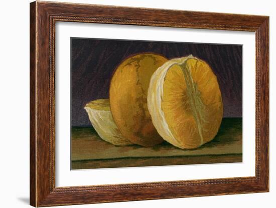 Grapefruit-null-Framed Art Print