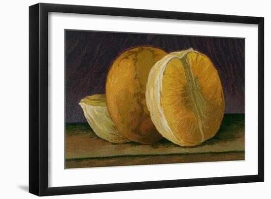 Grapefruit-null-Framed Art Print