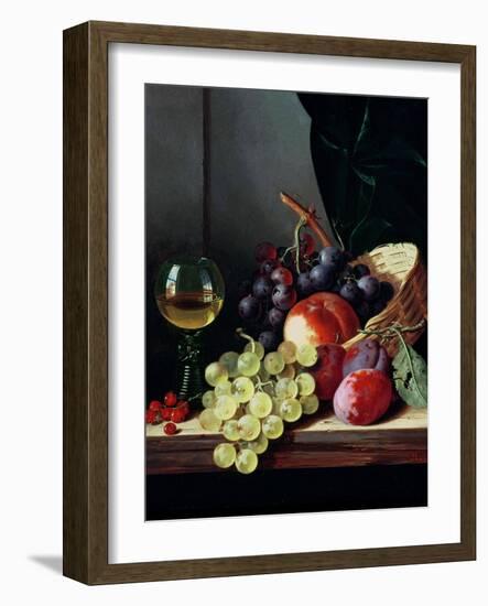 Grapes and Plums-Edward Ladell-Framed Giclee Print