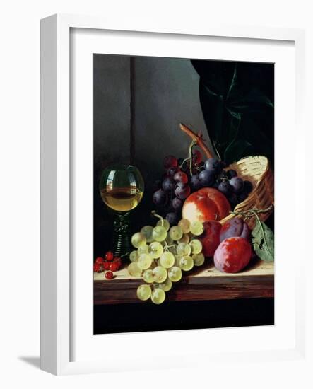 Grapes and Plums-Edward Ladell-Framed Giclee Print