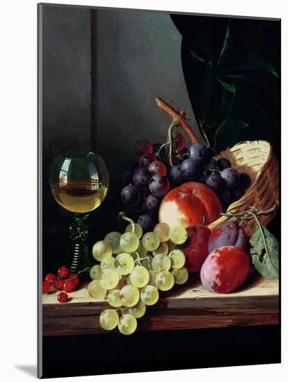 Grapes and Plums-Edward Ladell-Mounted Giclee Print