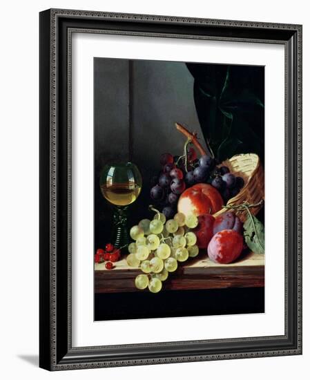 Grapes and Plums-Edward Ladell-Framed Giclee Print