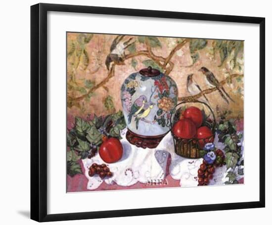 Grapes and Pomegranates-Francie Botke-Framed Art Print