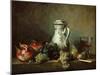 Grapes and Pomegranates-Jean-Baptiste Simeon Chardin-Mounted Giclee Print