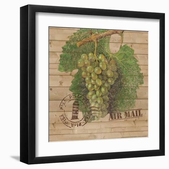 Grapes D-null-Framed Art Print