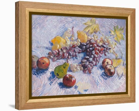 Grapes, Lemons, Pears, and Apples, 1887.-Vincent van Gogh-Framed Premier Image Canvas