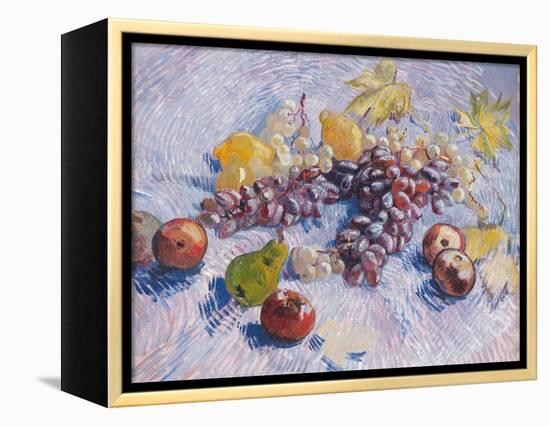 Grapes, Lemons, Pears, and Apples, 1887.-Vincent van Gogh-Framed Premier Image Canvas