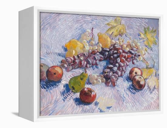 Grapes, Lemons, Pears, and Apples, 1887.-Vincent van Gogh-Framed Premier Image Canvas