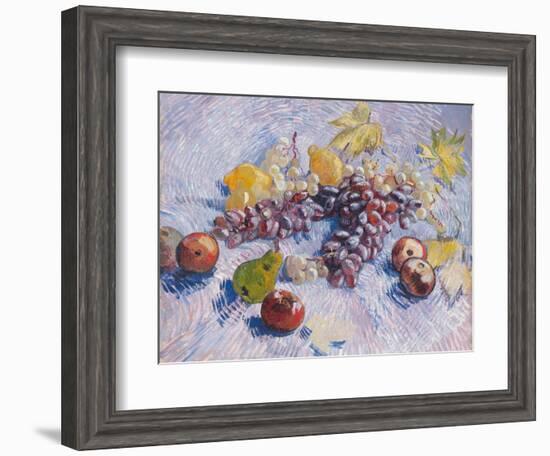 Grapes, Lemons, Pears, and Apples, 1887.-Vincent van Gogh-Framed Giclee Print