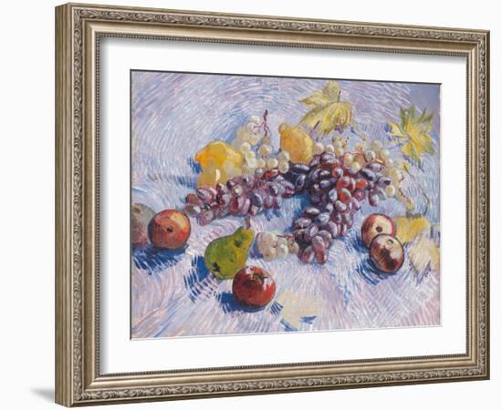 Grapes, Lemons, Pears, and Apples, 1887.-Vincent van Gogh-Framed Giclee Print