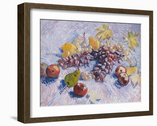 Grapes, Lemons, Pears, and Apples, 1887.-Vincent van Gogh-Framed Giclee Print