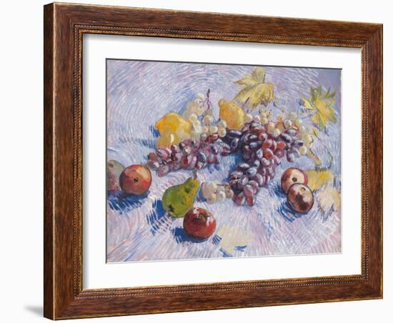 Grapes, Lemons, Pears, and Apples, 1887.-Vincent van Gogh-Framed Giclee Print