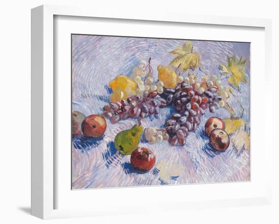 Grapes, Lemons, Pears, and Apples, 1887.-Vincent van Gogh-Framed Giclee Print