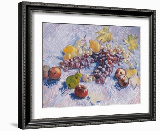 Grapes, Lemons, Pears, and Apples, 1887.-Vincent van Gogh-Framed Giclee Print