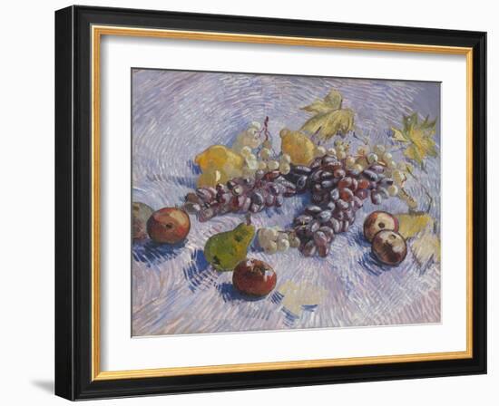 Grapes, Lemons, Pears, and Apples, 1887-Vincent van Gogh-Framed Giclee Print