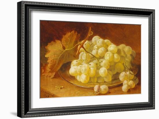 Grapes on a Silver Plate, 1893-Eloise Harriet Stannard-Framed Giclee Print