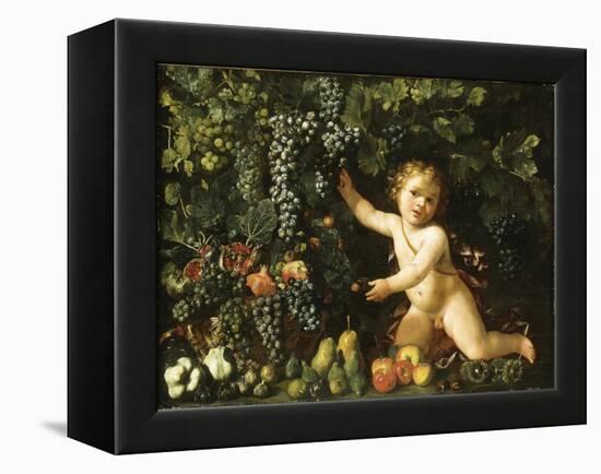 Grapes on the Vine-null-Framed Premier Image Canvas
