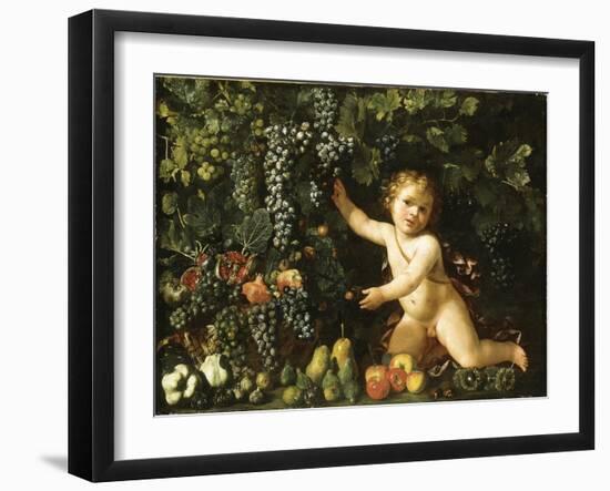 Grapes on the Vine-null-Framed Giclee Print