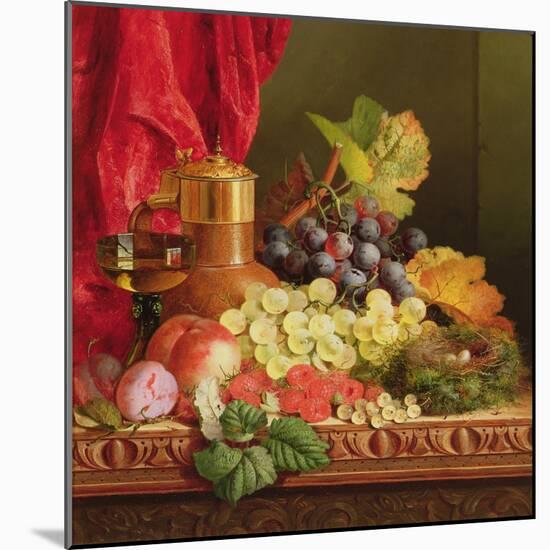 Grapes, Peaches, Plums and Other Fruit-Edward Ladell-Mounted Giclee Print