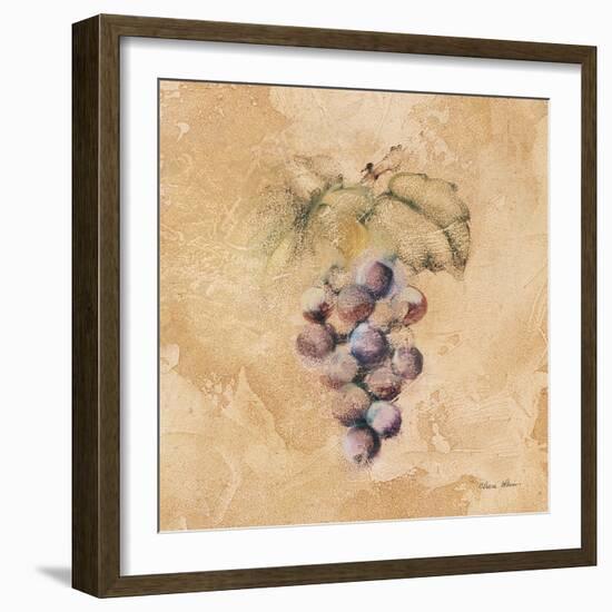 Grapes Square-Cheri Blum-Framed Art Print