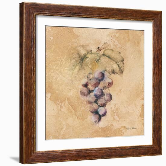 Grapes Square-Cheri Blum-Framed Art Print