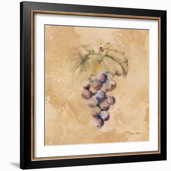 Grapes Square-Cheri Blum-Framed Art Print