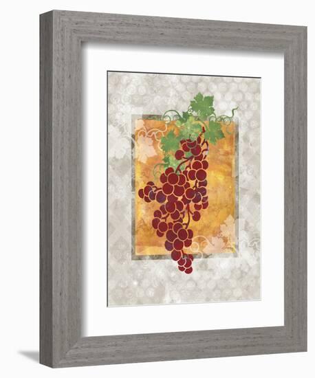 Grapes-Bee Sturgis-Framed Art Print