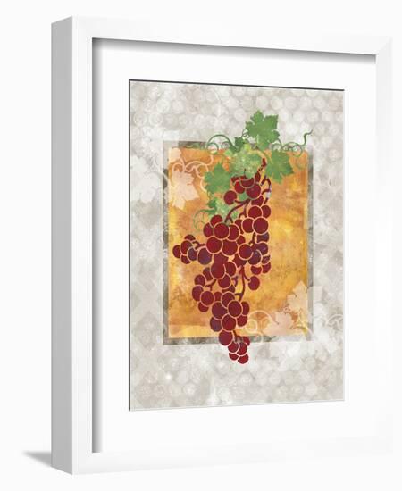 Grapes-Bee Sturgis-Framed Art Print