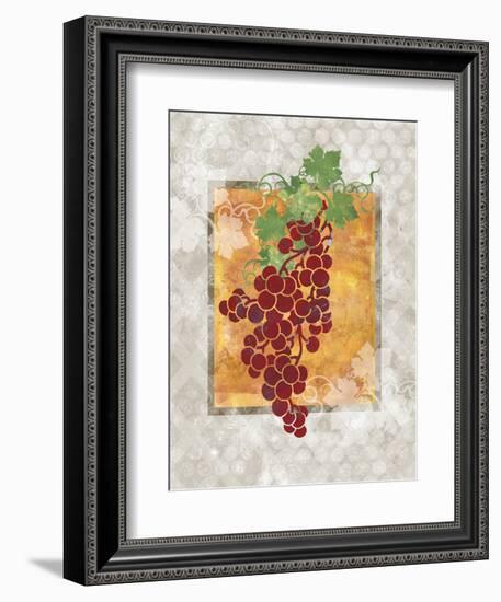 Grapes-Bee Sturgis-Framed Art Print