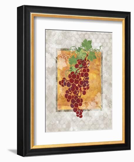 Grapes-Bee Sturgis-Framed Art Print