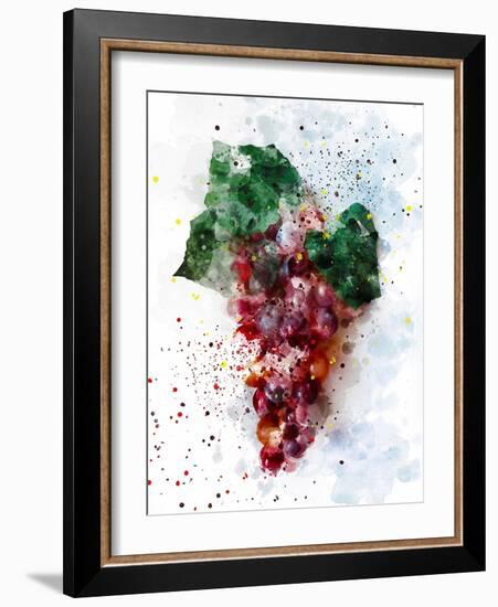 Grapes-Chamira Young-Framed Art Print