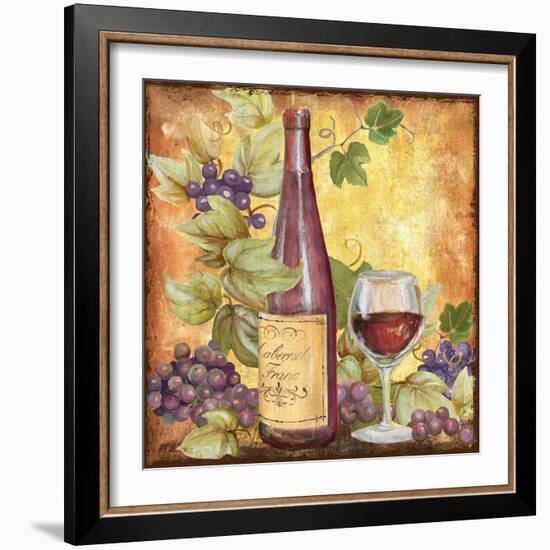 Grapevine and Wine Red-Art Licensing Studio-Framed Giclee Print