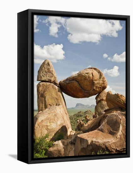 Grapevine Hills and Balanced Rock, Big Bend National Park, Brewster Co., Texas, Usa-Larry Ditto-Framed Premier Image Canvas