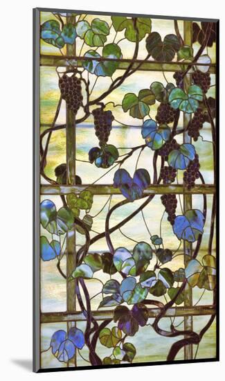 Grapevine Panel, circa 1902 –15-Louis Comfort Tiffany-Mounted Art Print