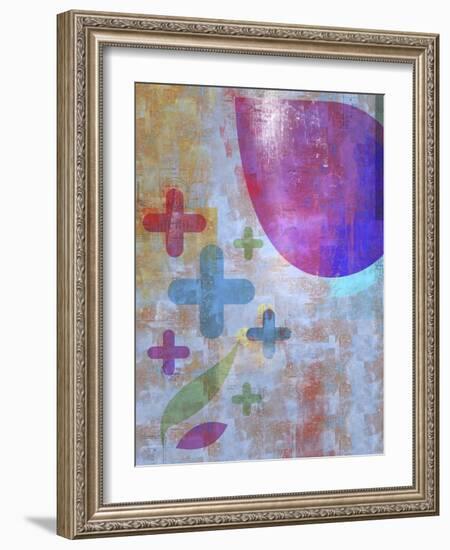 Graphic Abstract 1-Greg Simanson-Framed Giclee Print