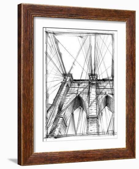 Graphic Architectural Study III-Ethan Harper-Framed Art Print