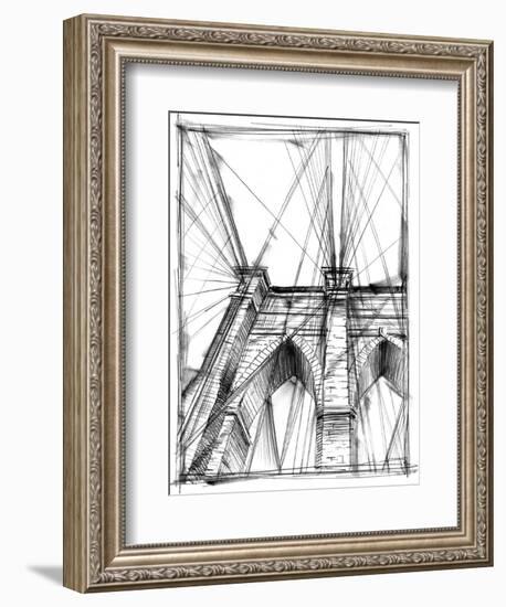 Graphic Architectural Study III-Ethan Harper-Framed Premium Giclee Print