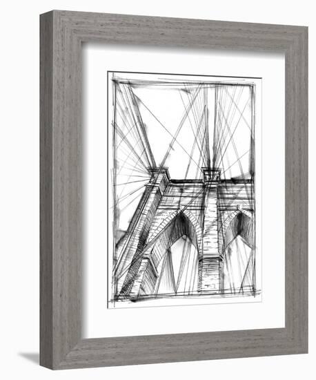 Graphic Architectural Study III-Ethan Harper-Framed Premium Giclee Print