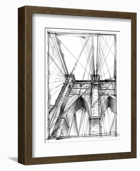 Graphic Architectural Study III-Ethan Harper-Framed Premium Giclee Print