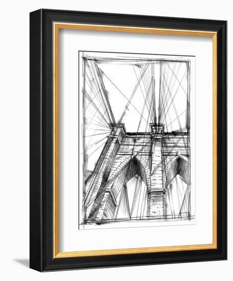 Graphic Architectural Study III-Ethan Harper-Framed Premium Giclee Print