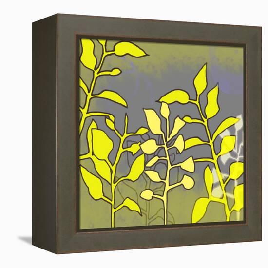 Graphic Floral Four-Jan Weiss-Framed Stretched Canvas