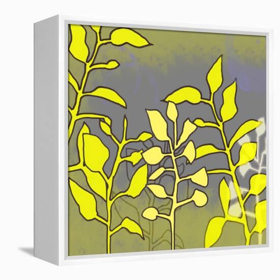 Graphic Floral Four-Jan Weiss-Framed Stretched Canvas