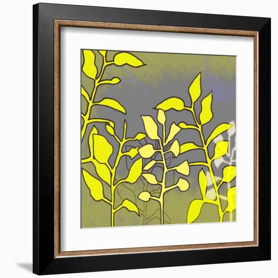 Graphic Floral Four-Jan Weiss-Framed Art Print