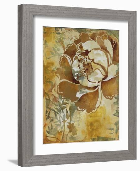 Graphic Floral I-Dysart-Framed Giclee Print